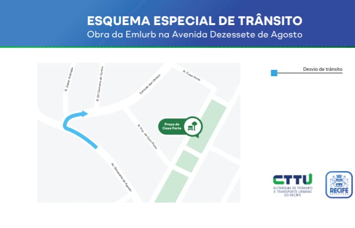 Prefeitura do Recife realiza intervenção de drenagem para evitar alagamentos na Avenida 17 de agosto