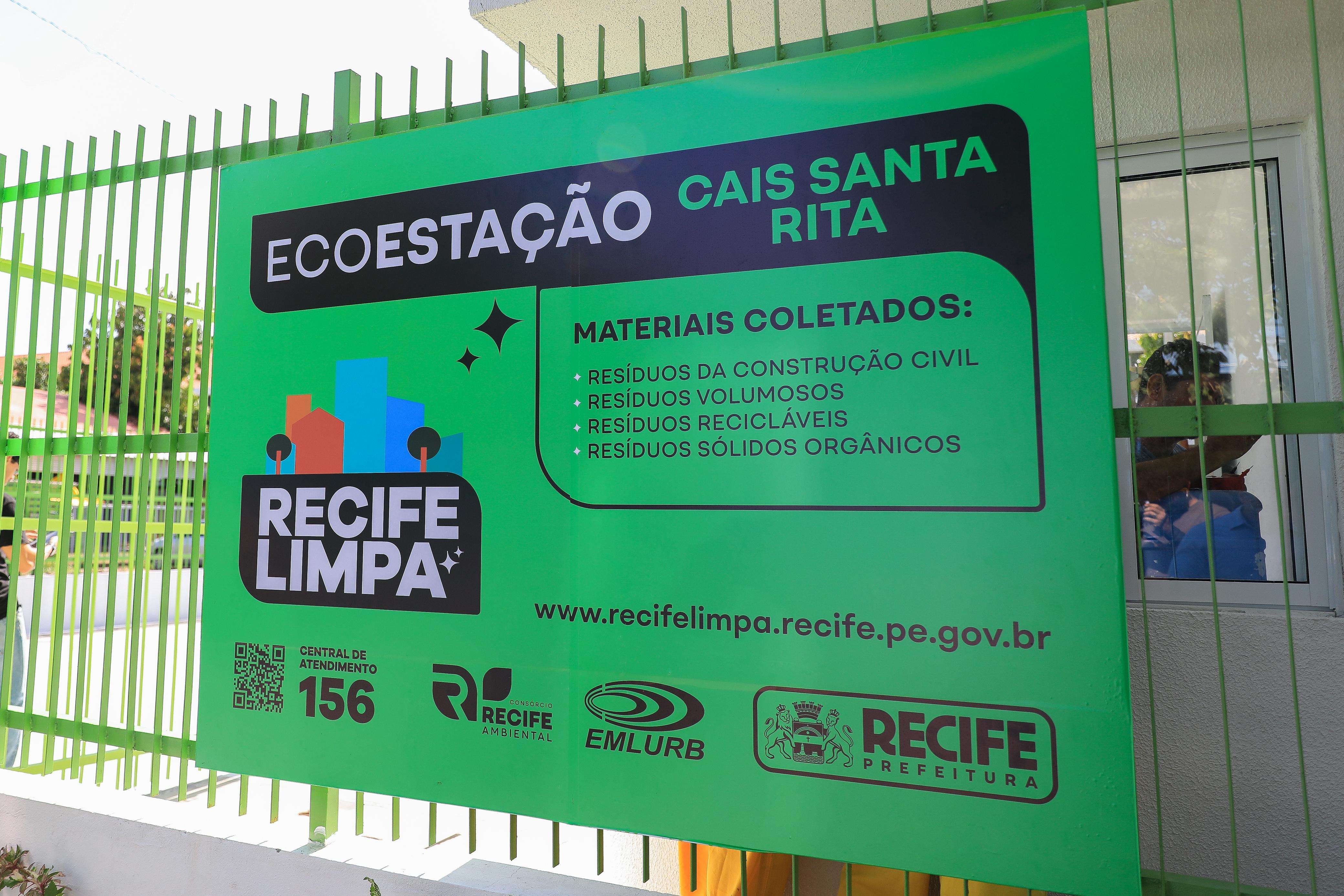 Prefeitura do Recife entrega a 14° Ecoestação da cidade