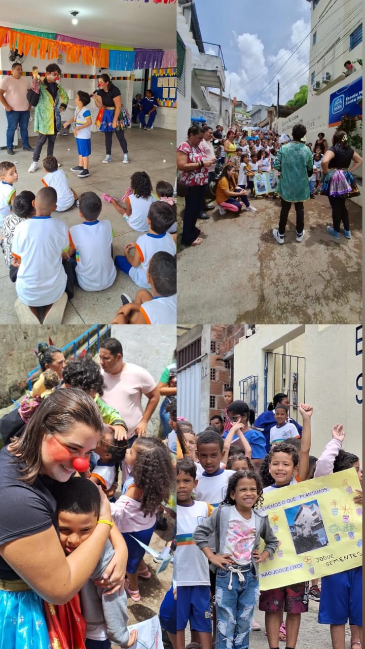 Emlurb realiza sensibilização e peça teatral educativa na escola Municipal Santa Maria Goretti