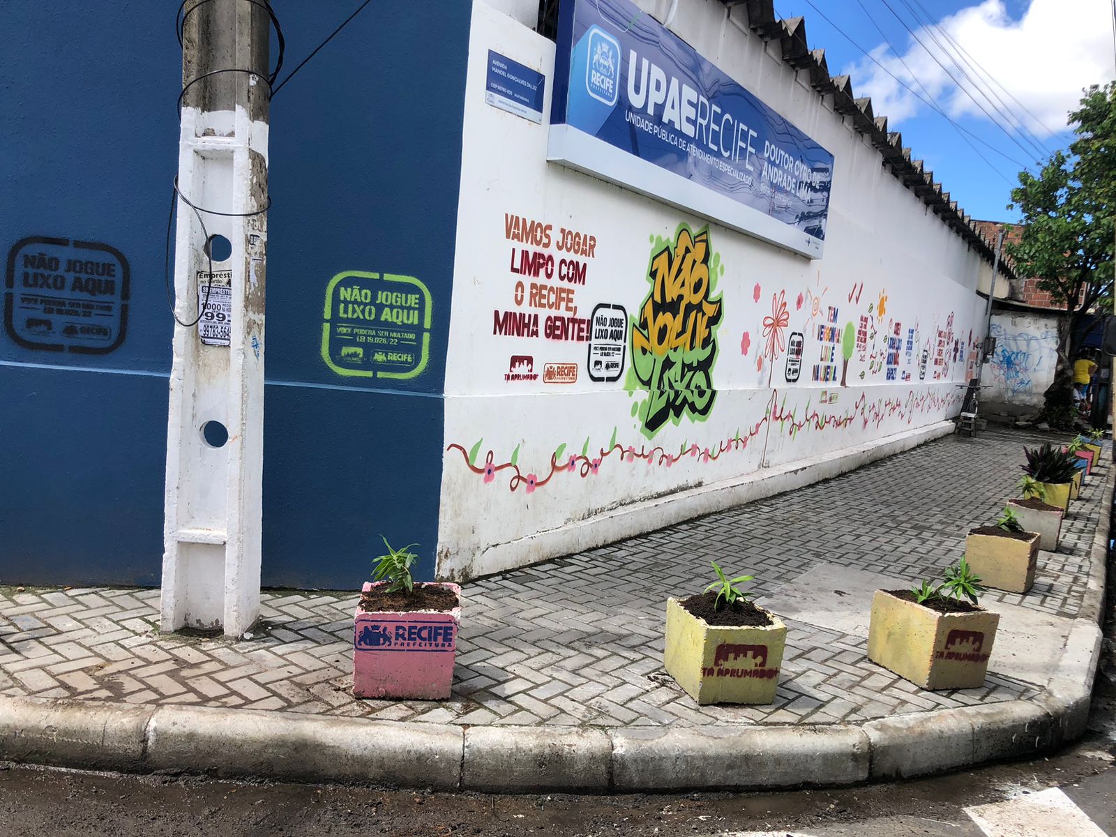 Emlurb realiza sensibilização na Rua Manoel Gonçalves da Luz