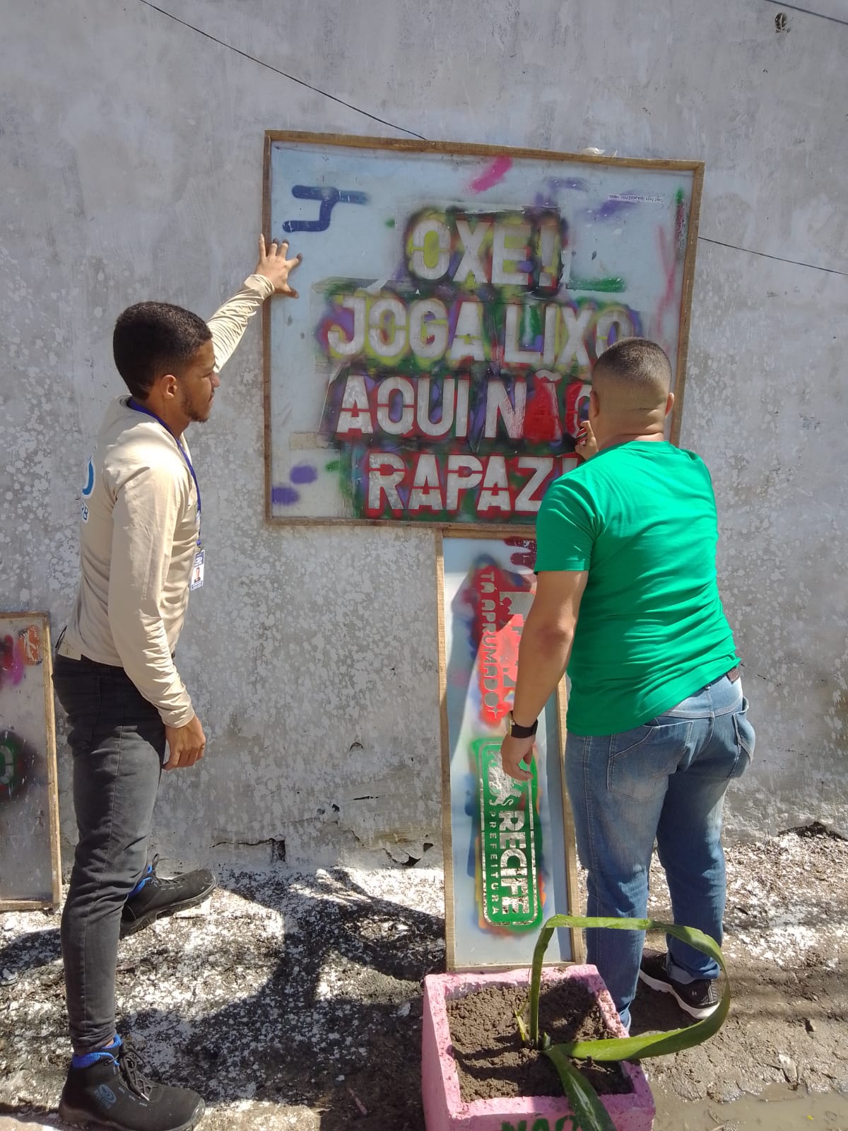 Emlurb realiza sensibilização na Av. Campo Verde x Rua Itaquá