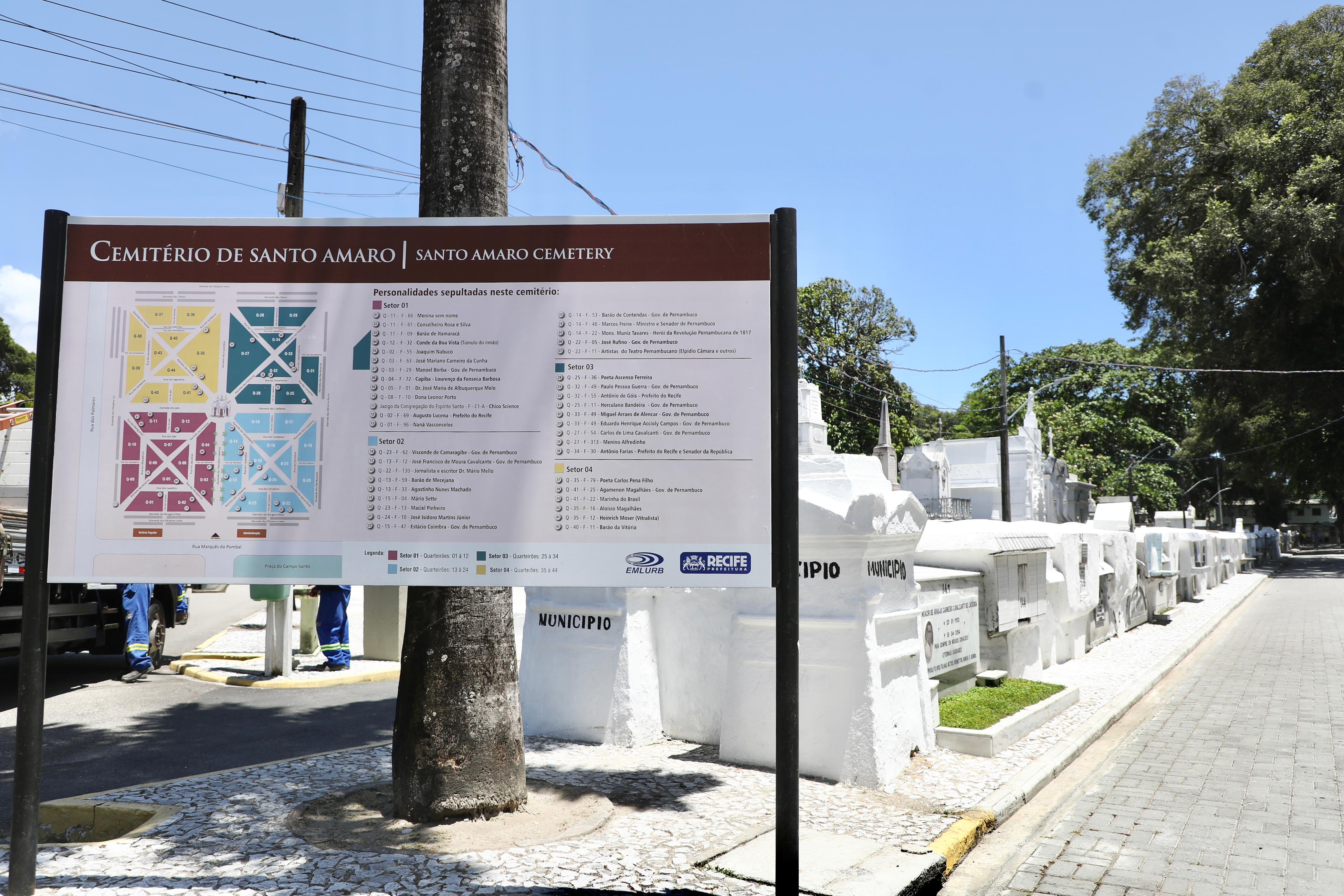 Prefeitura do Recife prepara cemitérios para o Dia de Finados