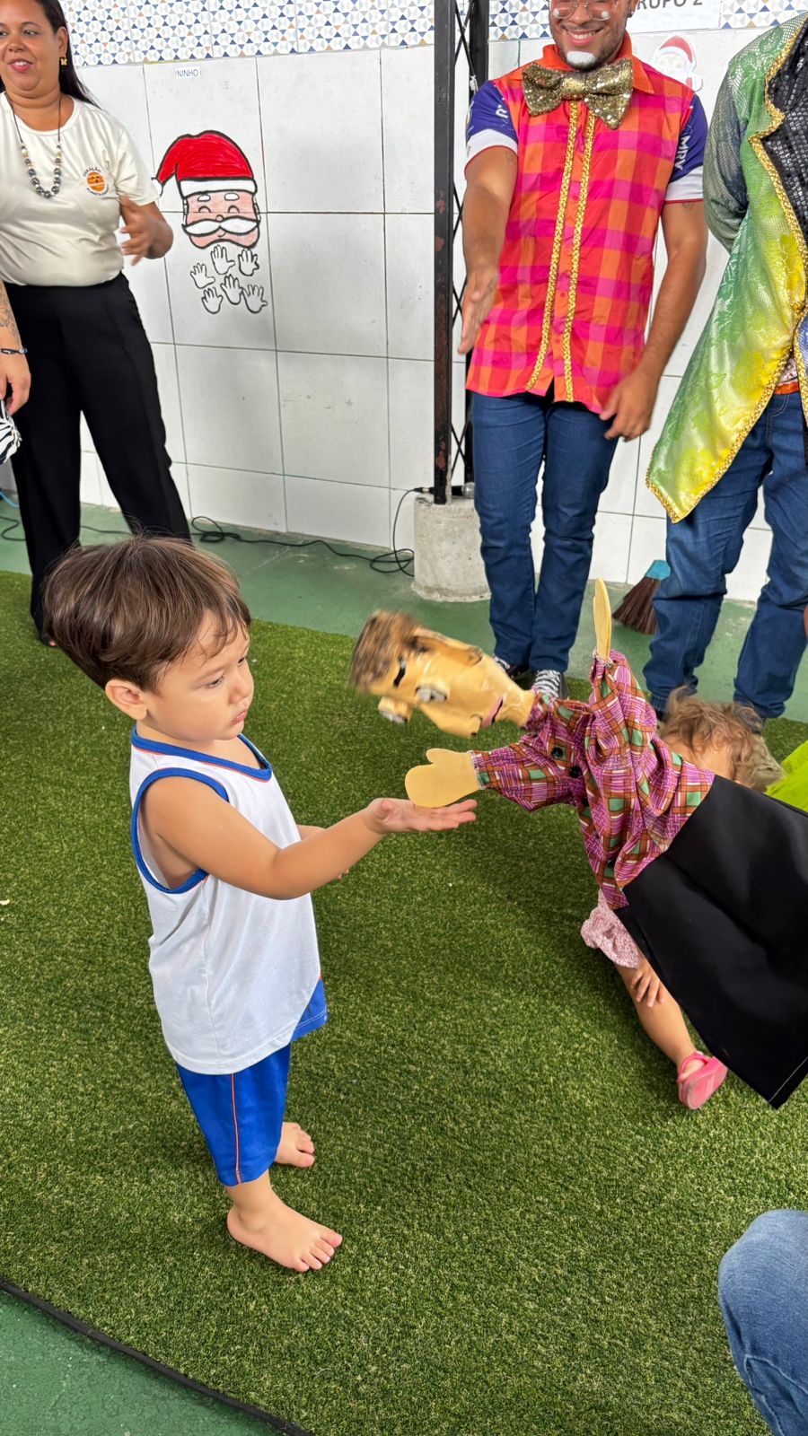 UNSA realiza ação teatral na na Escola Geração Planeta Criança 