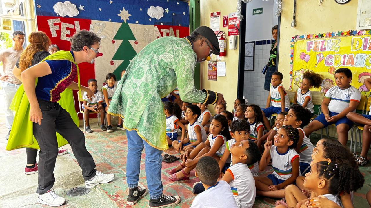 Emlurb realiza apresentação teatral em Escola Municipal Jader Figueiredo 